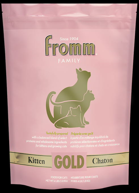 Fromm Kitten Gold Dry Cat Food  - Chicken & Duck - 4lb Bag